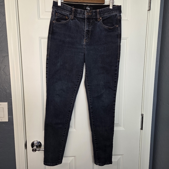 Lularoe Size 30 Jeans Skinny Fit Magic Waist Dark Blue Wash - Picture 1 of 12